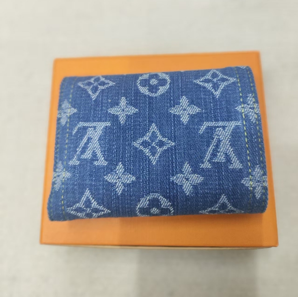 Louis Vuitton Monogram Denim Victorine Wallet - Picture 4 of 6